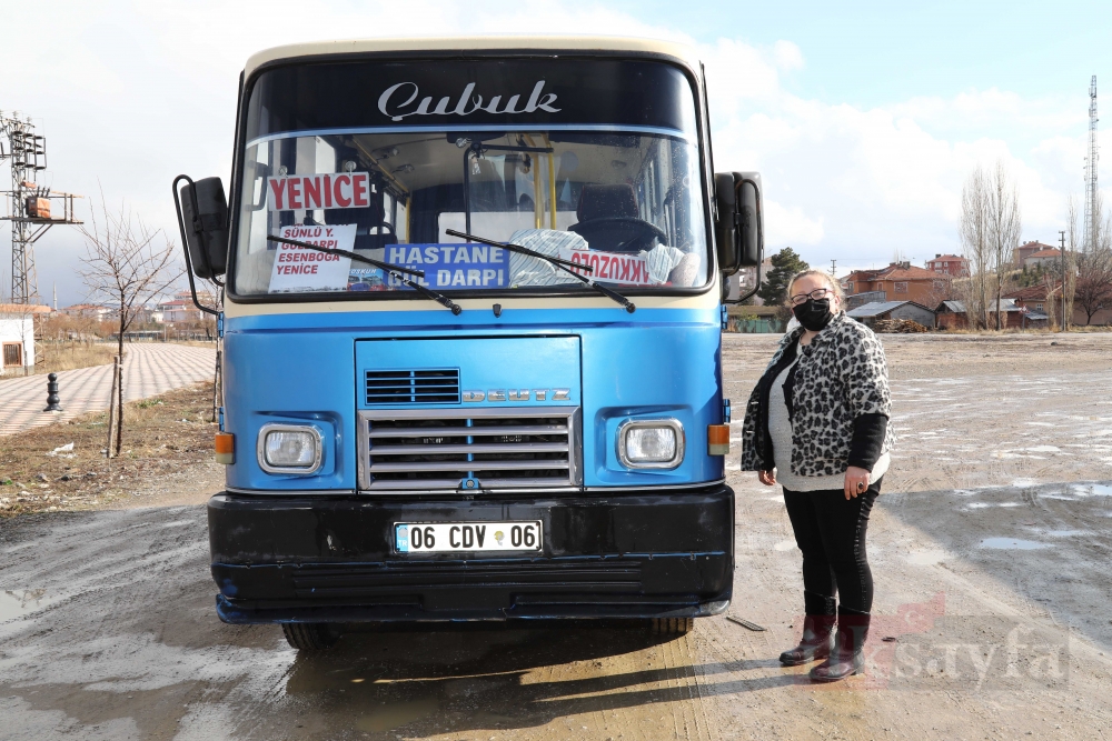 Ankara'nın tek kadın dolmuş şoförü 2