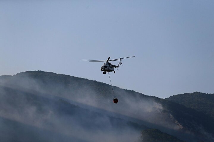 Kazdağları’nda orman yangını: 29 helikopter ve 4 uçakla müdahale sürüyor 1