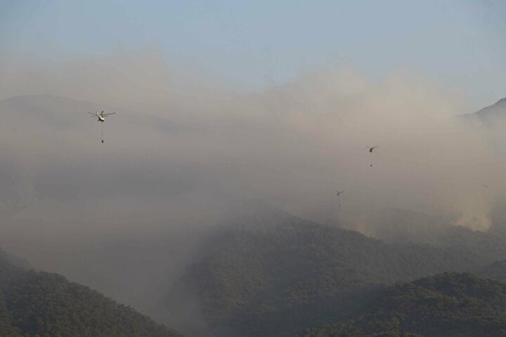Kazdağları’nda orman yangını: 29 helikopter ve 4 uçakla müdahale sürüyor 17