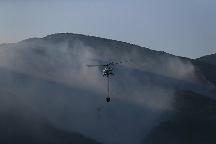 Kazdağları’nda orman yangını: 29 helikopter ve 4 uçakla müdahale sürüyor 2