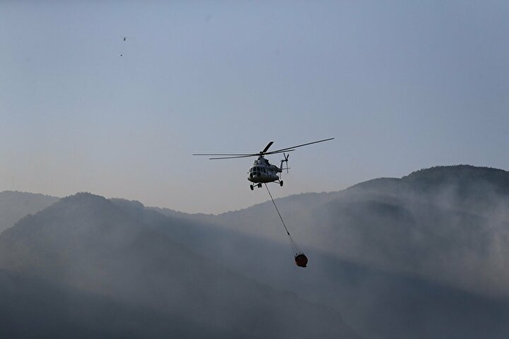 Kazdağları’nda orman yangını: 29 helikopter ve 4 uçakla müdahale sürüyor 8