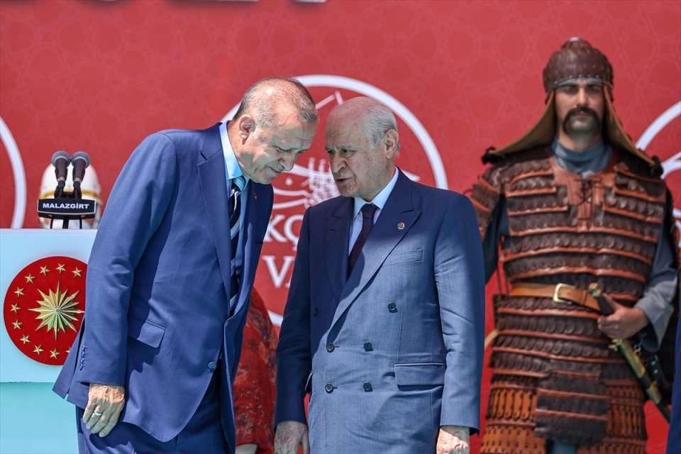 Erdoğan ve Bahçeli Malazgirt Milli Park'ında bir araya geldi 4