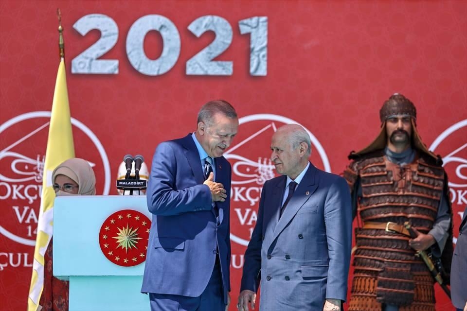 Erdoğan ve Bahçeli Malazgirt Milli Park'ında bir araya geldi 5