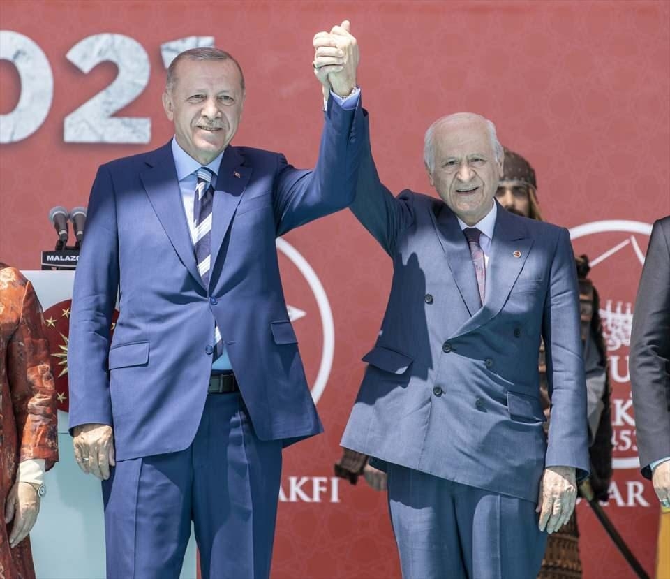 Erdoğan ve Bahçeli Malazgirt Milli Park'ında bir araya geldi 6
