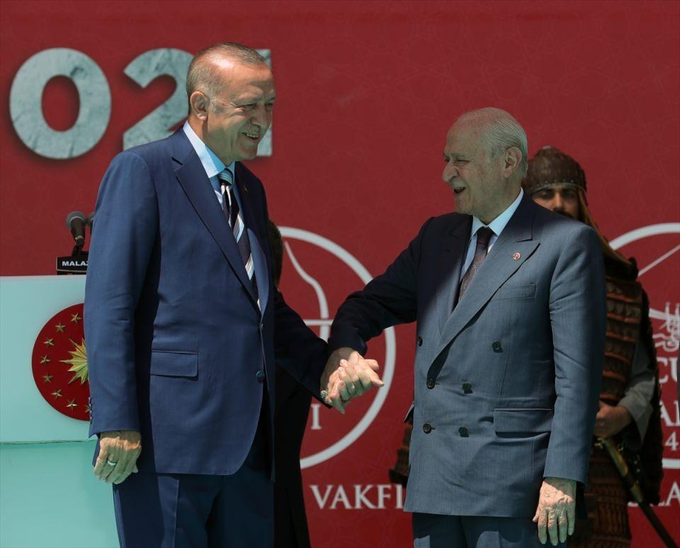 Erdoğan ve Bahçeli Malazgirt Milli Park'ında bir araya geldi 7