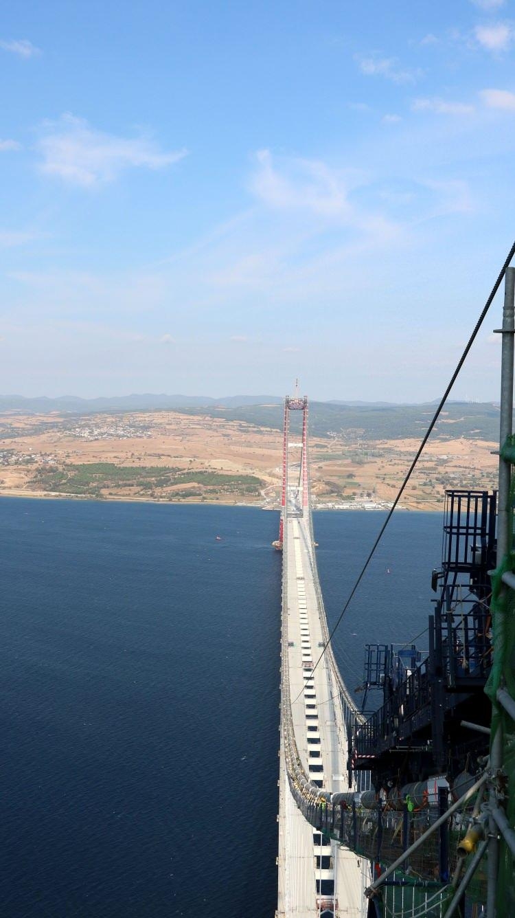 318 metrelik kuleden böyle görüntülendi: Çanakkale'de tarihi anlar 20