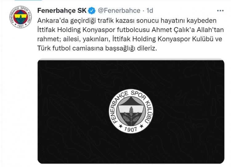 Futbol camiasından Ahmet Çalık'a başsağlığı mesajı 5