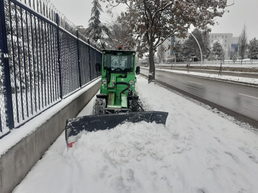 Ankara'da karla mücadele 13