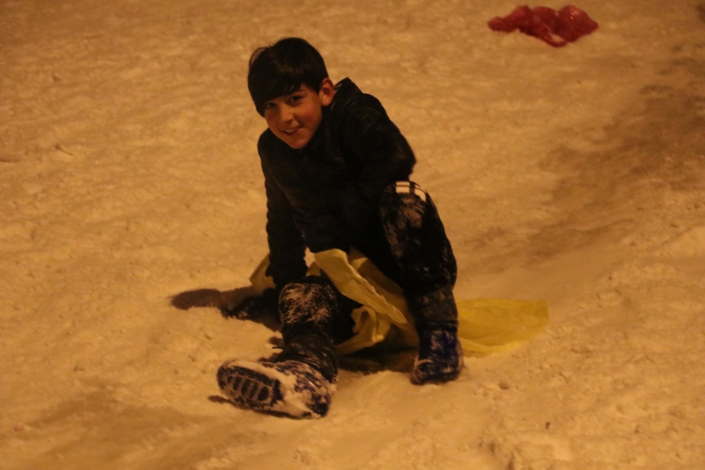 Ankaralılar, karın tadını kayak yaparak çıkardı 5