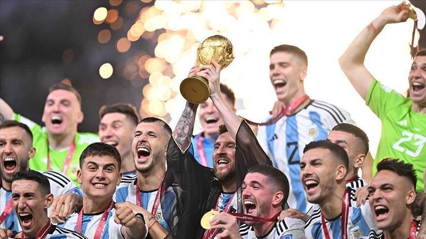 Dünya Kupası'nı Arjantin kazandı 1