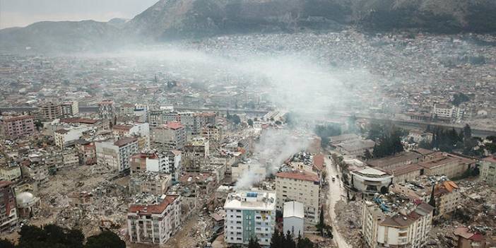 Hatay'da depremler sonrası son durum havadan fotoğraflandı