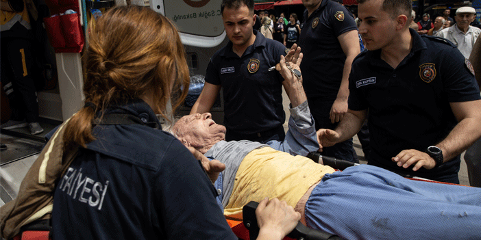 Ankara'da 10 katlı binadaki yangından ilk görüntüler 1