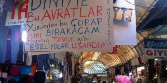 Ankara'da pazarda kaba üsluba ceza