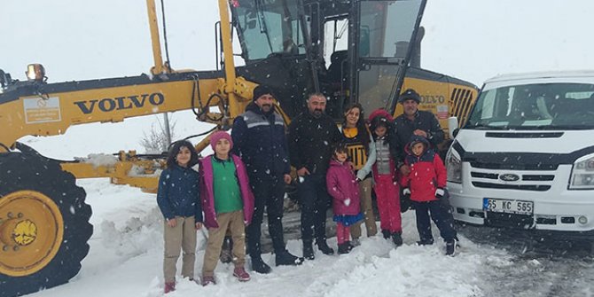 Öğrenciler kurtarıldı