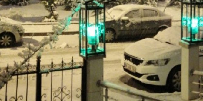 Ankara'da kar yağışı