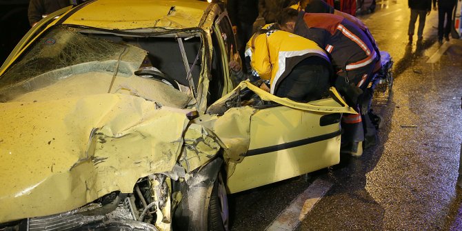 Başkentte zincirleme trafik kazası