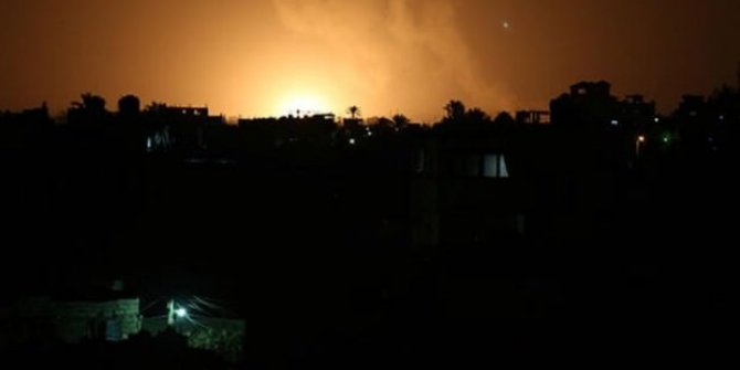 İsrail'den Gazze'ye hava saldırısı