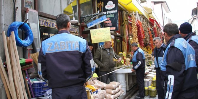 Beypazarı'nda zabıta denetimi