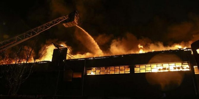 İstanbul'da korkutan yangın