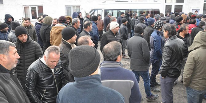 İşten çıkarılan maden işçilerinden tepki