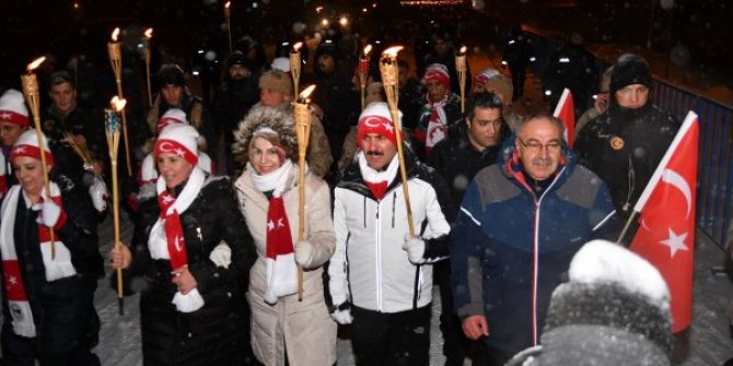 Sarıkamış'ta şehitler anıldı