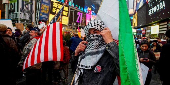 ABD'de savaş karşıtı protesto