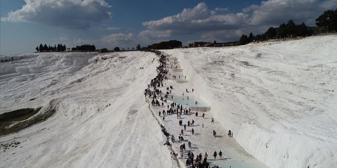 Pamukkale 2019'da rekora koştu