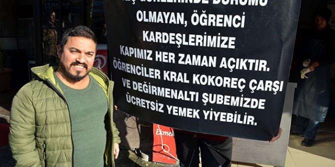 İhtiyaç sahibi öğrencilere ücretsiz kokoreç