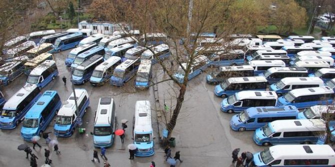 Güvenpark’tan dolmuşların taşınması için ilk adım