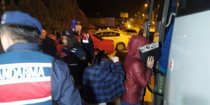 Denizli’de 30 adrese fuhuş baskını