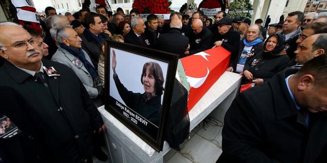 Rahşan Ecevit son yolculuğuna uğurlanıyor