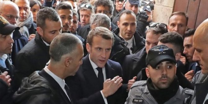 Macron'dan İsrail polisine fırça