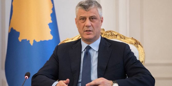Kosova Cumhurbaşkanı Thaçi'den destek mesajı