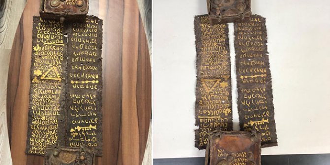 Bursa'da tarihi 'Tevrat' ele geçirildi: 1 gözaltı