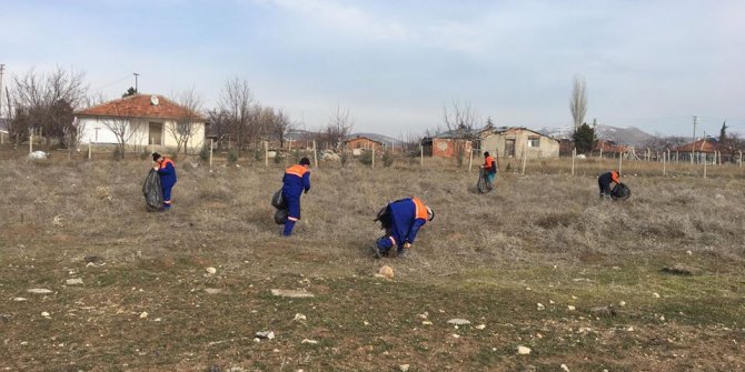 Çubuk Belediyesi ilçede mıntıka temizliği gerçekleştirdi