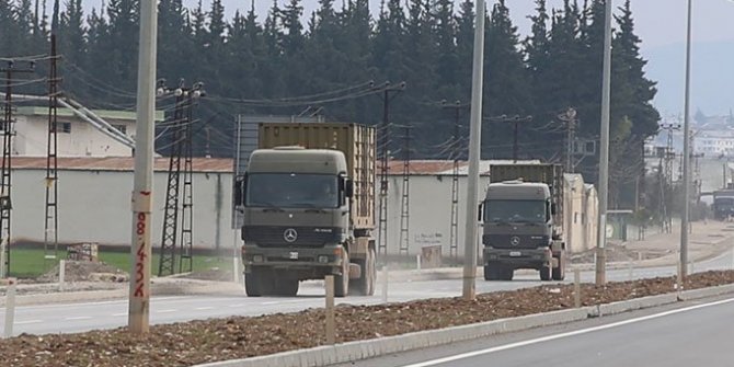 Suriye’ye mühimmat ve askeri araç takviyesi