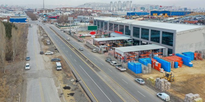 ATİSAN Sanayi Sitesi ile Batı Bulvarı arasındaki bağlantı yol çalışmaları tamamlandı