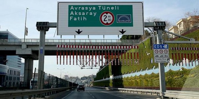 Avrasya Tüneli geçiş ücretlerine yüzde 56 zam