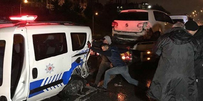 Maltepe'de zincirleme kaza