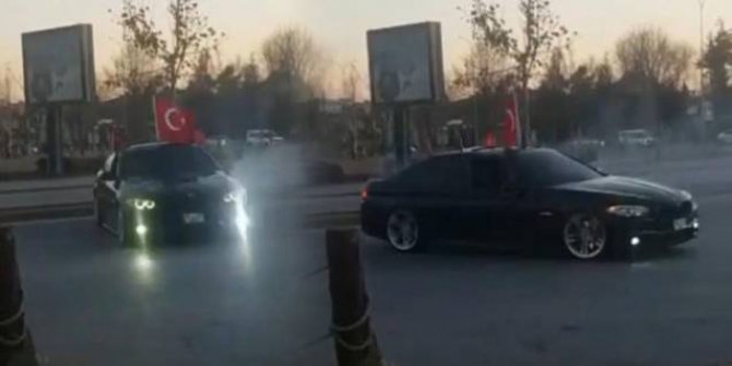 Yaptığı drift pahalıya patladı