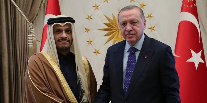 Cumhurbaşkanı Erdoğan Katar Başbakan Yardımcısı Al Sani'yi kabul etti