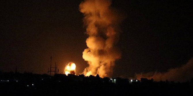 İsrail'den Gazze'ye hava saldırısı