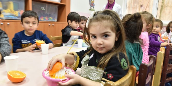 Çocuklar Mamak Belediyesi Aile Merkezleri'nde keyifli zaman geçiriyor