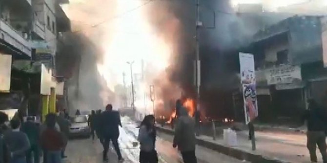 Afrin’de bombalı araçla saldırı: Çok sayıda ölü var
