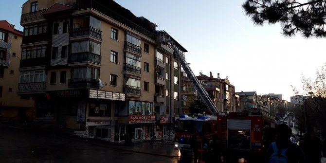 Keçiören'de yangın