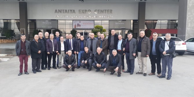 Siteler esnafı Antalya Mobilya Dekorasyon Fuarında