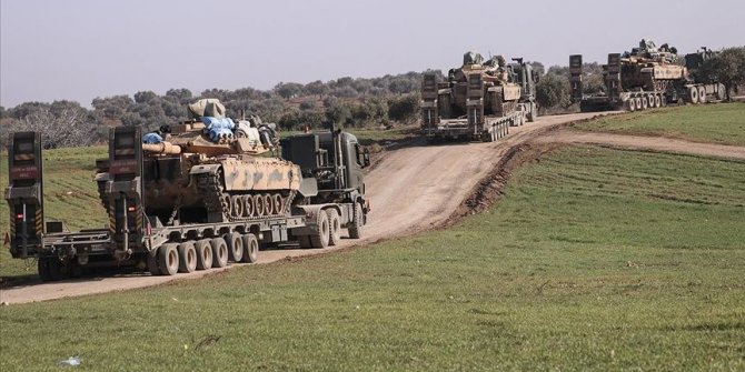 İdlib'deki gözlem noktalarına 150 araçlık sevkiyat