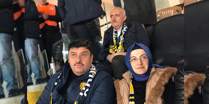 Ankaragücü Fenerbahçe maçında tribünlerde bulunan Başkanlardan Başkent ekibine tam destek