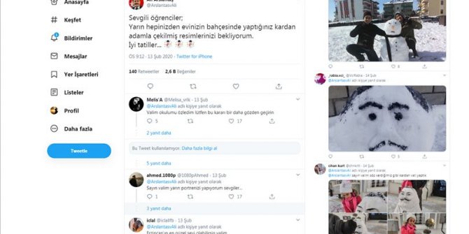 Vali ile öğrencilerin sosyal medyadaki 'kar tatili pazarlığı' güldürdü