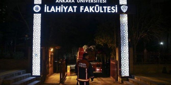 Ankara Üniversitesi İlahiyat Fakültesi'nde yangın